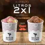 2x1 en litros de helado en Santa Clara esta semana, aplica también por Rappi
