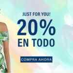 Promoción Soho de 20% de descuento en su nueva tienda en línea