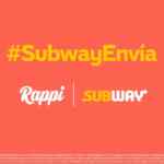 Cupón Subway y Rappi de $100 de descuento en tu primer pedido