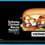 Nuevos Subs del Día en Subway de lunes a domingo a sólo $45 ($42 en algunas ciudades)