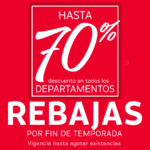 Rebajas Almacenes Del Sol y Woolworth de hasta 70% de descuento en todos los departamentos