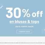 Cupón Forever 21 de 30% de descuento en blusas y tops