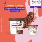 Promoción Häagen-Dazs y Rappi de 7 paletas o mini cups Gratia en pedidos participantes