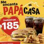 McDonalds Día del Padre: 2 hamburguesas Cuarto de Libra + 10 McNuggets + 2 refrescos por $185