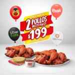 Promoción Pollo Pepe: 2 pollos medianos por $199 en delivery