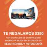 Temporada Naranja 2020: $350 de descuento por cada $1,000 en electrónica (o $300 + MSI)