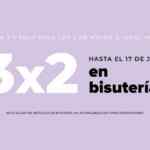 Rebajas Todomoda 2020 de 3x2 en bisutería