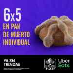 6x5 en pan de muerto individual en pastelerías el Globo