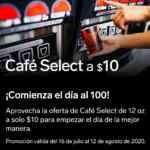 En 7-Eleven Café Select a $10 pesos hasta el 12 de agosto