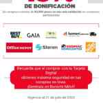 Promo Banorte de 15% de bonificación en compras de $3,000 en tiendas participantes