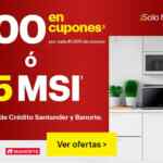 Promoción Best Buy de $100 en cupones por cada $1,000 de compra o 15 MSI con tarjetas participantes