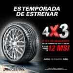 Promoción de Verano Bridgestone: 4x3 en llantas