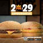 Promoción Burger King: 2 hamburguesas por $29 pesos