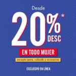 Promoción C&A: Desde 20% de descuento en todo el departamento de mujer