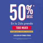 En C&A segundo a mitad de precio en prendas para mujer