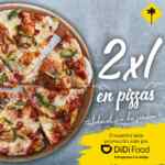 2x1 en pizzas en California Pizza Kitchen al pedir por Didi Food este fin de semana