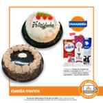 Promoción Chedraui de litro de leche Gratis en la compra de un pastel