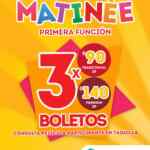 Reapertura Cinemex Matinée: 3 boletos por $90 para la primer función