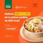 Cupón Didi Food La Casa de Toño de $90 de descuento en tu primer pedido