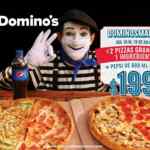 Promoción Dominosmanía: 2 pizzas grandes + refresco Pepsi por $199
