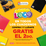 2x1 en cuadernos en HEB del 31 de julio al 3 de agosto
