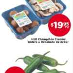 Ofertas HEB Frutas y Verduras del 21 al 27 de julio 2020