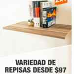 2x1 en repisas seleccionadas en Home Depot