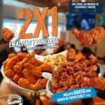 En Hooters 2x1 boneless y alitas todos los estilos y tamaños los martes y miércoles