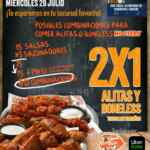 2x1 en alitas y Boneless en Hooters por el Día de la Alita 2020