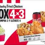 KFC 4x3 en Box de pollo o Ke Tiras