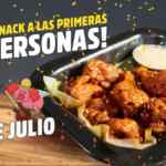 Promoción Las Alitas Día de la Alita 29 de julio: Alitas GRATIS a los primeros 50 ó 2x1 en alitas y boneless en delivery