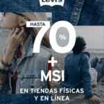 Segundas Rebajas Levis: Hasta 70% de descuento en tiendas físicas y online