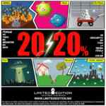 Promoción Limited Edition de 20% de descuento en toda la tienda