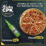 Noches CPK Reapertura: Cervezas nacionales y premium a $19 y pizzas a $109 a partir de las 17:00