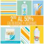 Promoción Nutrisa: Segundo a mitad de precio en bebidas y botanas