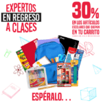 Office Depot Regreso a Clases: 30% de descuento en todos los útiles que quepan en tu carrito