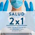 2x1 en cubrebocas, gel antibacterial, caretas, guantes y más en ösom