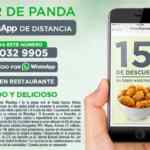 En Panda Express 15% de descuento adicional en pedidos por WhatsApp