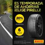 Promoción Pirelli vacaciones de verano: 20% de descuento en llantas y 6 meses sin intereses
