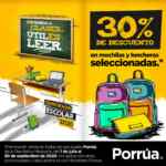 Promociones Porrúa Regreso a Clases 2020: Todos los cuadernos a $20, descuentos en mochilas, loncheras y más