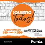 Promoción Punto Naranja Porrúa 2020: Libros desde $19 hasta $99 pesos