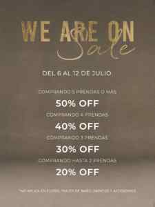 Segundas Rebajas Rapsodia: Hasta 50% de descuento