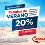 Rebajas de Verano Redpack: 20% de descuento en envíos internacionales