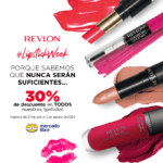 Semana del lipstick Revlon: 30% de descuento en la tienda online esta semana