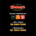 2x1 en pizzas grandes todos los lunes en Shakeys