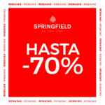 Últimas Rebajas Springfield: Ahora hasta 70% de descuento