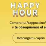 Cupón Starbucks Happy Hour: 2x1 en Frappuccinos a partir de las 2:00 PM esta semana
