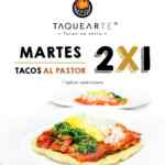 Promociones de la semana Taquearte: 2x1 en alambres los lunes, en tacos al pastor los martes y más