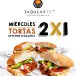 Promociones de la semana Taquearte: 2x1 en alambres los lunes, en tacos al pastor los martes y más