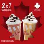 Promociones Tim Hortons Día de Canadá 2020: 40% en pack de donas y 2x1 en Iced Capp Supreme chicos